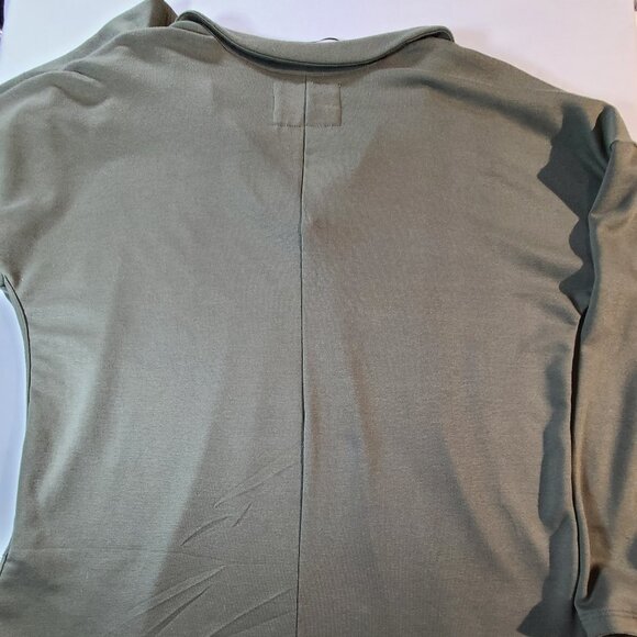 Cupio Green Lightweight Sweatshirt Size Large Long Sleeve Pullover Top - Picture 3 of 8